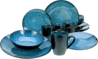 CreaTable Capri - Kombiservice 16-tlg; blau