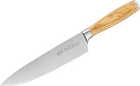 R&Ouml;SLE Kochmesser 20 cm; Klingenl&auml;nge 20 cm, 34.5 cm (L); silber/braun