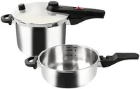 Kelomat Schnellkochtopf Set 6 + 3 L ALFA; grau; 2 St&uuml;ck / Pack