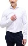 Eterna Herren Langarm Super-Slim Cover Shirt Twill White Uni, 14,5, wei&szlig;, 36