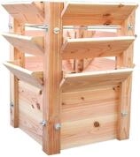 WESTMANN Premium Hochbeet aus L&auml;rchenholz | Natur | 66x66x73 cm | Kr&auml;uterbeet 