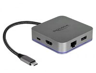 Delock 87742 USB Type-C&trade; Dockingstation f&uuml;r Mobilger&auml;te 4K - HDMI/Hub/LAN/PD 3.0