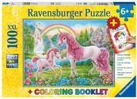 Ravensburger Puzzle Magische Einh&ouml;rner - 100 XXL Teile Puzzle ab 6 Jahre