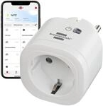 Brennenstuhl Connect WLAN Steckdose WA 3000 XS01 (WiFi Stecker 2.4 GHz kompatibel mit