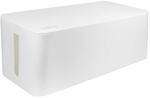 LogiLink KAB0063 - Kabelbox gro&szlig; (407 x 157 x 133,5 mm), wei&szlig;