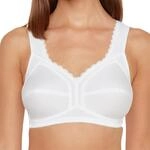 Susa Baumwoll BH Damen ohne B&uuml;gel Cotton I Damen-BHS mit gen&auml;hten Cups und