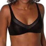 Sloggi Damen OXYGENE Infinite Soft Bra Gepolsterter BH Black S