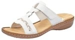 Rieker Damen Fr&uuml;hjahr/Sommer 60888 Pantoletten, White 80, 39 EU