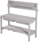 roba Kinder Outdoor Gartenk&uuml;che Fun - Holz Matschk&uuml;che mit abnehmbarer Abdeckung -