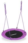 Relaxdays Unisex &ndash; Erwachsene, lila Nestschaukel, Outdoor Schaukel f&uuml;r Kinder &