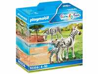 PLAYMOBIL 70356 2 Zebras mit Baby, ab 4 Jahren