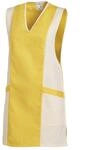LEIBER Chasuble - mit Knopfverschluss - wei&szlig;/gelb - Gr&ouml;&szlig;e: II (42-48)