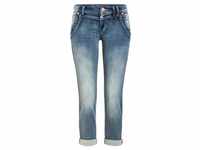 Timezone Damen Nalitz Slim Jeans, Blau (Aqua Blue wash 3039), W26