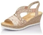 Rieker Damen Pantoletten 61916, Frauen Slipper,Backless