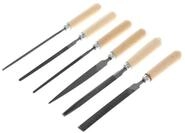 Gedore Red Schl&uuml;sselfeilensatz, 6-teilig | Set f&uuml;r Metall, Flachstumpf-,...