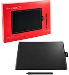 One by Wacom Stifttablett mit drucksensitivem Stift, geeignet f&uuml;r Windows, Mac...