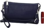 Gabor bags Emmy Damen Abendtasche Clutch Klein Blau