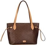 Gabor bags Barina Damen Shopper Umh&auml;ngetasche Rei&szlig;verschluss Gro&szlig; Braun