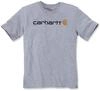 Carhartt Core Logo T-Shirt S/S - T-Shirt, Heather Grey 034, S
