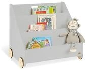 PINOLINO Regal Lasse &ndash; B&uuml;cherregal Kinder 3 F&auml;cher, graues...