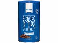 Xucker 750 g Schokoladen-Drops Edel Vollmilch - kohlenhydrat-bewusste Schoko-Drops -