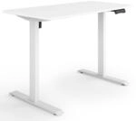 ESMART Germany ETX-121WW 120x60cm Wei&szlig; Ergonomischer Steh-Sitz-Schreibtisch