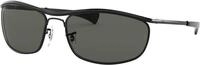 Ray-Ban Unisex Olympian L Deluxe Sonnenbrille, Black, 62