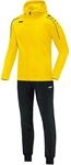 JAKO Trainingsanzug Herren & Damen Polyester Classico mit Kapuze Citro L -