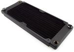 XSPC Kompatibler TX240 Crossflow ultrad&uuml;nner Heizk&ouml;rper, 240 mm, Schwarz