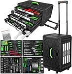 tectake&reg; Werkzeug Set im Aluminium Koffer, Werkzeugkoffer gef&uuml;llt 899-tlg.,...