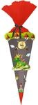 Ursus 9870014 - Schult&uuml;te Bastelset Easy Line, Drache, sechseckig, H&ouml;he ca. 68 cm,