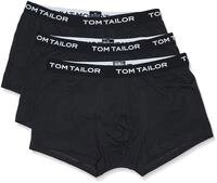 Tom Tailor Underwear Herren Retroshorts Hip Pants, 3er Pack, Einfarbig, Gr. Small