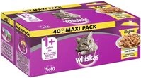 Whiskas 1+ Katzennassfutter Ragout &ndash; Gefl&uuml;gel Auswahl in Gelee &ndash; Hochwertiges