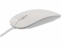 LMP 20411 Easy Mouse USB mit 2-Pulsenten und Rollen, weiß/silberfarben