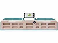 ZlagBoard Evo Braun - Kompaktes effizientes Finger-Trainingsboard, Größe One...
