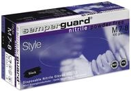 Semperguard F-1321 Nitril-Stil Einweghandschuhe, Medium, Packung von 100