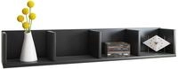 VCM Holzregal h&auml;ngend | platzsparendes Regal | Ma&szlig;e: H. 15 x B. 97 x T. 17 cm 