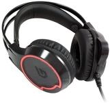 Conceptronic ATHAN01B, PC-Headsets - Schwarz/Rot