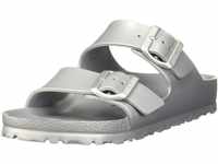 Birkenstock Unisex Arizona Metallic Silver EVA Sandals 39 (US Men's 6-6.5/US...