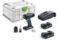 Festool Akkuschrauber T 18+3 HPC 4,0 I-Plus im Systainer | 18 V...