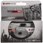 AGFA Photo 601026 - Appareil Photo Jetable LeBox Black&White, 27 Photos, Objectif