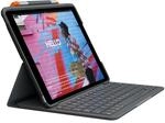 Logitech Slim Folio f&uuml;r iPad (7., 8. und 9. Generation) Tastatur-Case mit