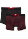 Levi's Herren Boxer Underwear, Red / Black, M