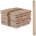 Relaxdays Eisstiele aus Holz, 500 St&uuml;ck, EIS Holzst&auml;bchen, Basteln, Backen, DIY EIS