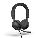Jabra Evolve2 40 PC Headset &ndash; Noise Cancelling Microsoft Teams Certified Stereo