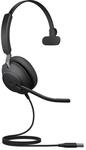 Jabra Evolve2 40 PC Headset &ndash; Noise Cancelling Microsoft Teams Certified Mono
