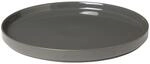blomus Speiseteller -Pilar- Teller aus Keramik 27cm (Pewter)
