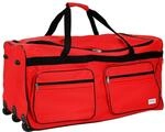 DEUBA Reisetasche | mit Trolleyfunktion | Rollen mit Kugellager | Teleskopgriff 