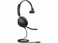 Jabra Evolve2 40 PC Headset – Noise Cancelling Microsoft Teams Certified Mono