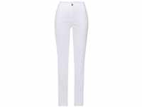 BRAX Damen Style Mary Five-Pocket Baumwollsatin Hose, White, 29W / 34L
